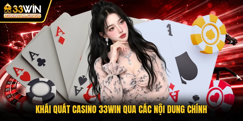 Khái quát casino 33WIN qua các nội dung chính